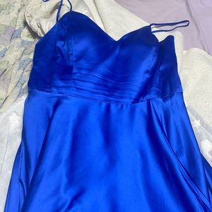 Royal blue prom dress